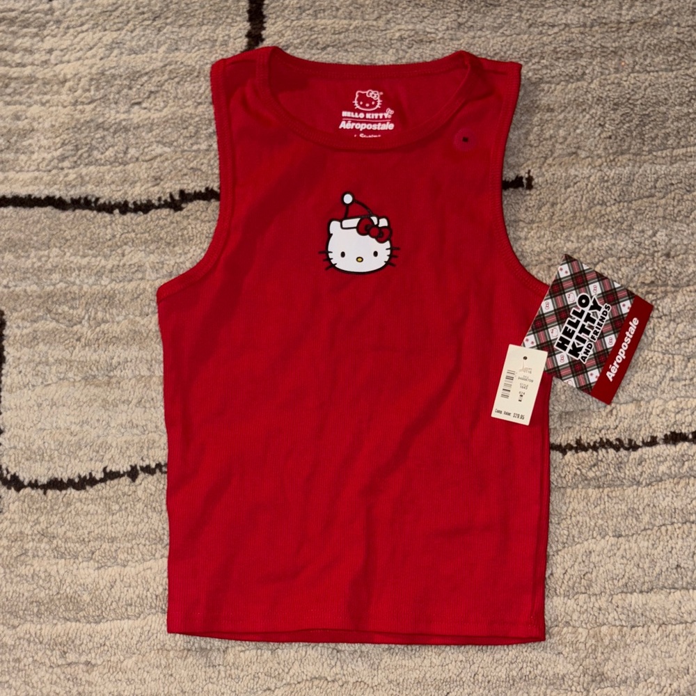 Aeropostale Hello Kitty Tank Top 
red holiday edition